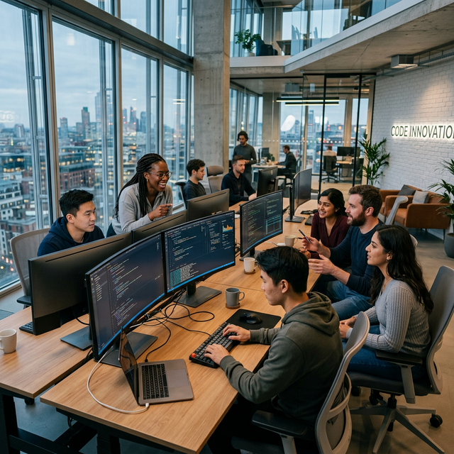 Softlexify team working